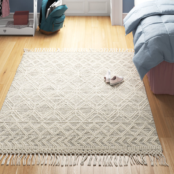 The Twillery Co.® Middleborough Geometric Handwoven Cream Area Rug & Reviews Wayfair